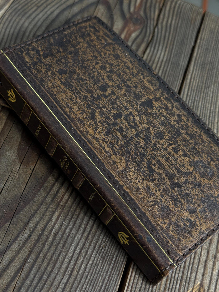 Vintage Leather Wallet Case for iPhone 17: Book Style, Card Slots