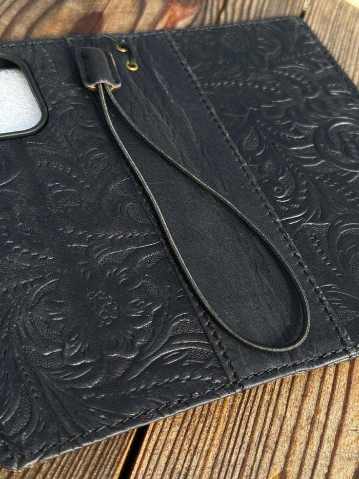 Vintage Leather Wallet Case for iPhone 17: Book Style, Card Slots