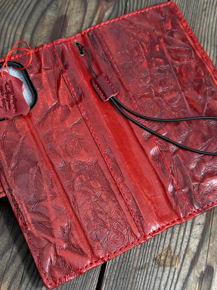 Vintage Leather Wallet Case for iPhone: Book Style, Card Slots