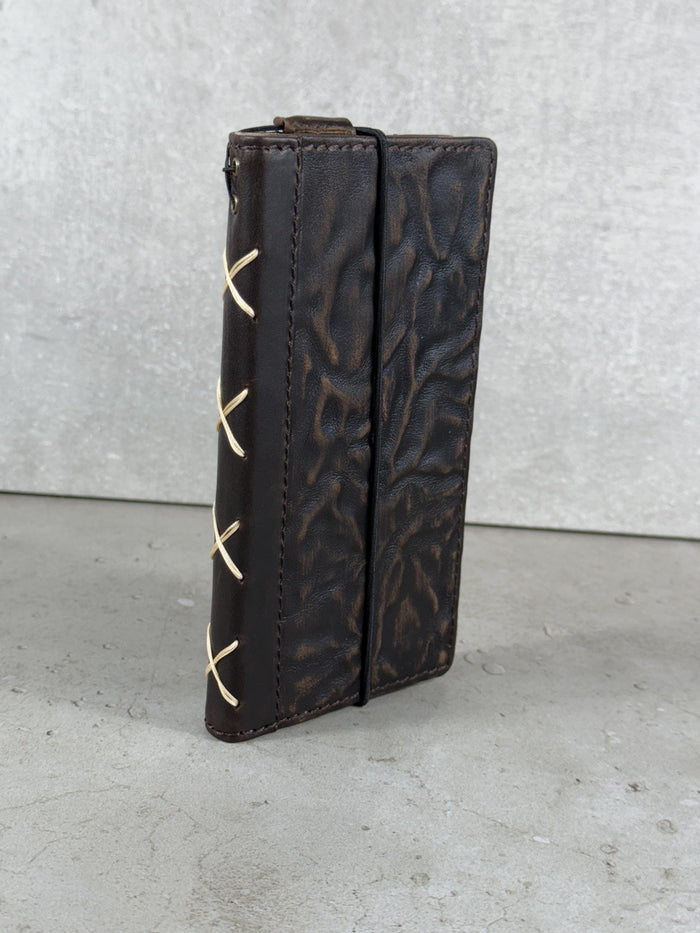 Vintage Leather Wallet Case for iPhone: Book Style, Card Slots