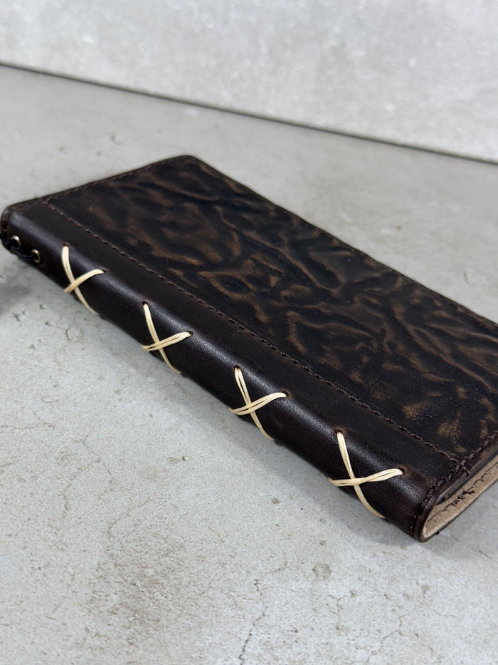 Vintage Leather Wallet Case for iPhone: Book Style, Card Slots
