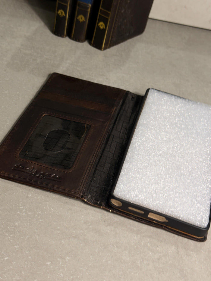 Vintage Leather Wallet Case for Nubia Redmagic 11 pro : Book Style, Card Slots