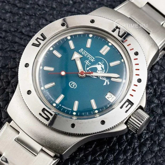 Vostok Amphibia 060059 Scuba Dude Watch | Scubadudestore