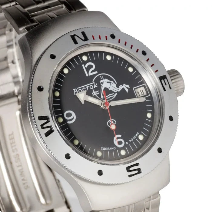 Vostok Amphibia 060634 Scuba Dude Watch | Scubadudestore