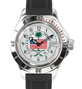 Vostok Amphibia 120065 Watch Operation Desert Shield Watch | Scubadudestore