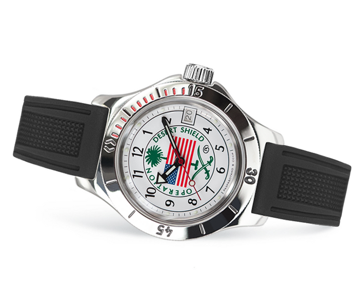 Vostok Amphibia 120065 Watch Operation Desert Shield Watch | Scubadudestore