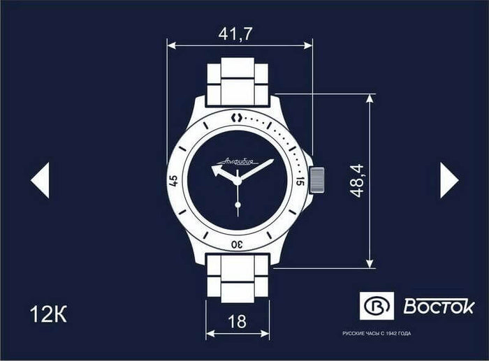 Vostok Amphibia 120512 | Self-winding Watch | ScubaDudeStore
