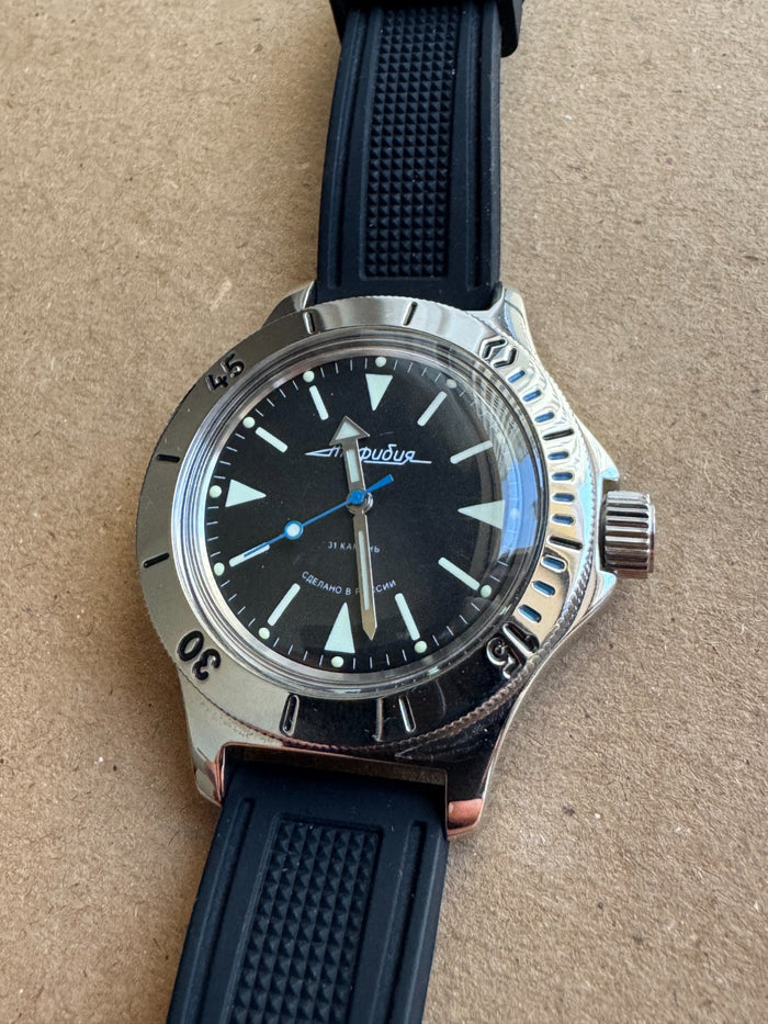Vostok Amphibia 120512 Watch Scuba Dude Watch USED | Scubadudestore