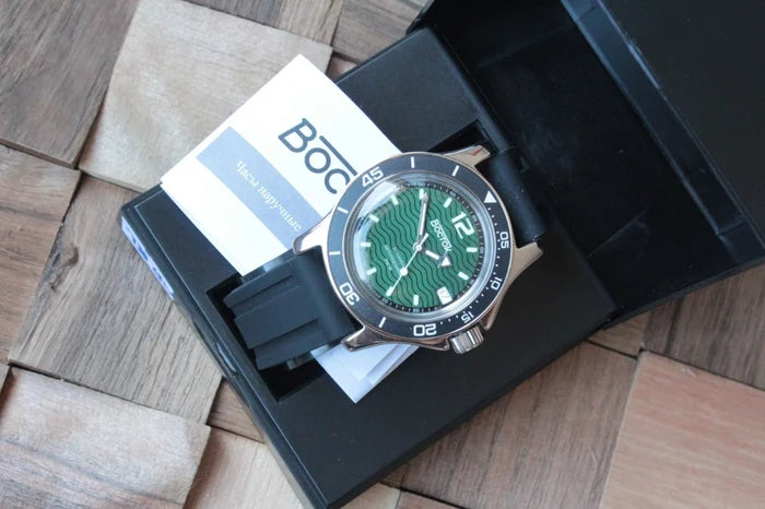 Vostok Amphibia 13041A Military Watch | Scubadudestore