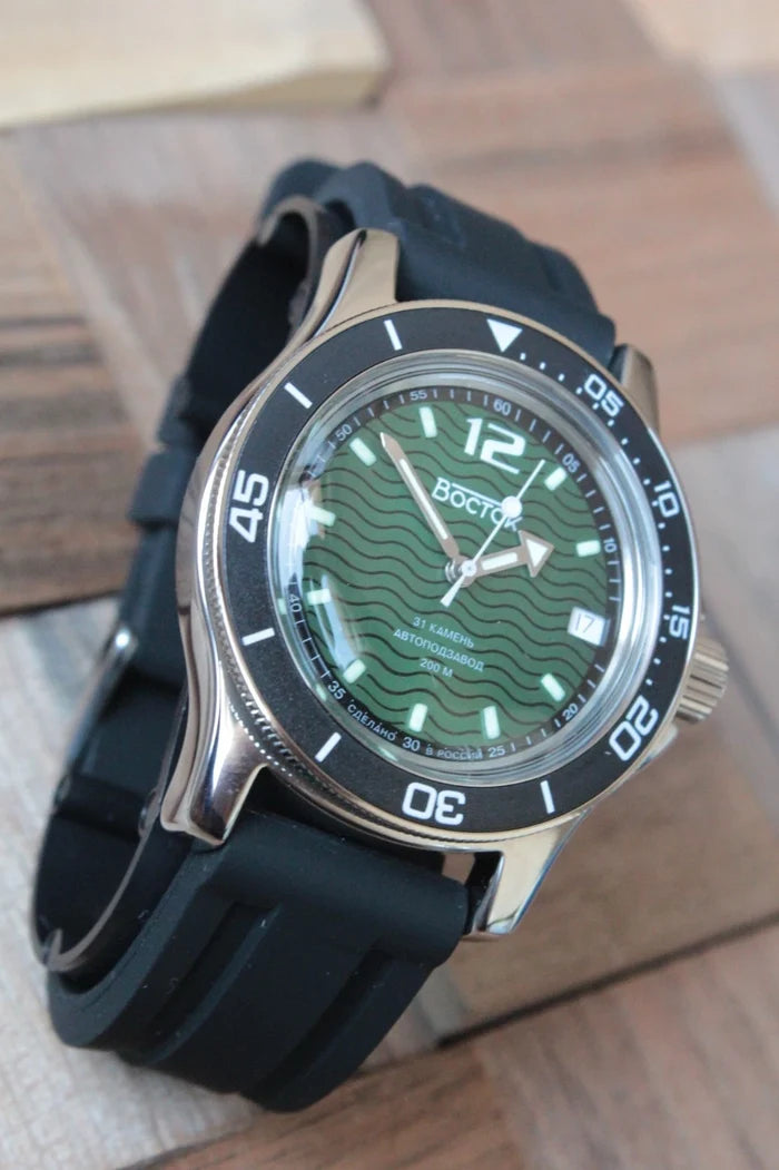 Vostok Amphibia 13041A Military Watch | Scubadudestore