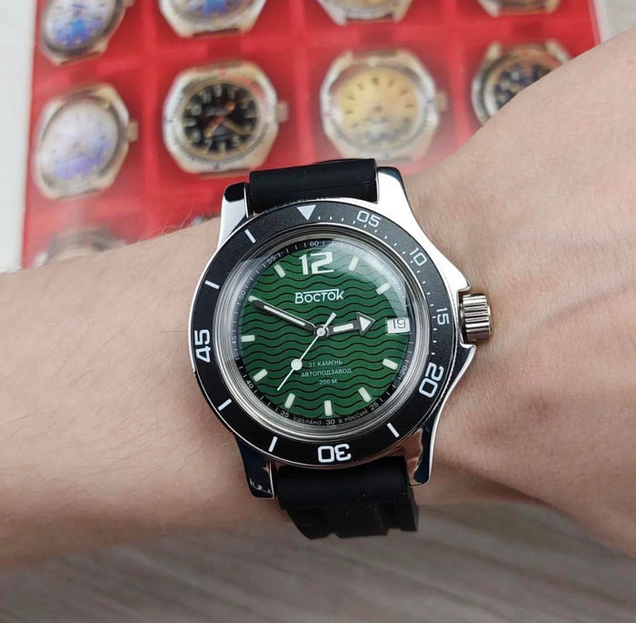 Vostok Amphibia 13041A Military Watch | Scubadudestore