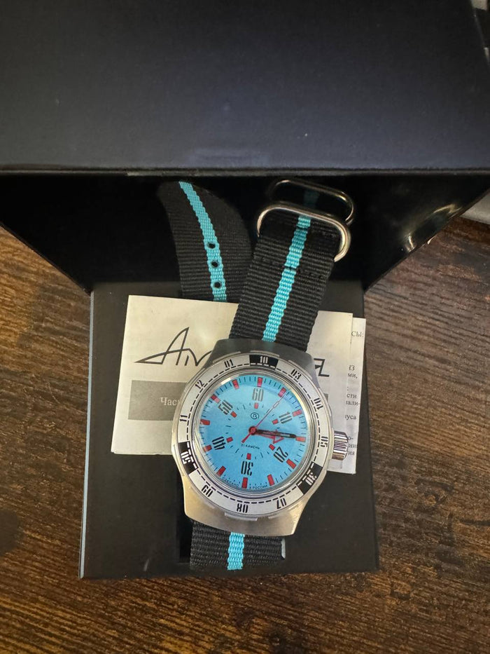 Vostok Amphibia 16033V Watch Pripyat Chernobyl USED