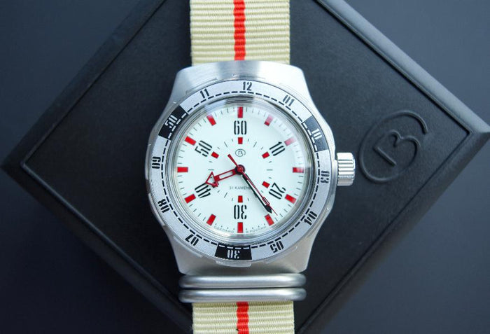 Vostok Amphibia 16073V Watch Pripyat Chernobyl | Scubadudestore