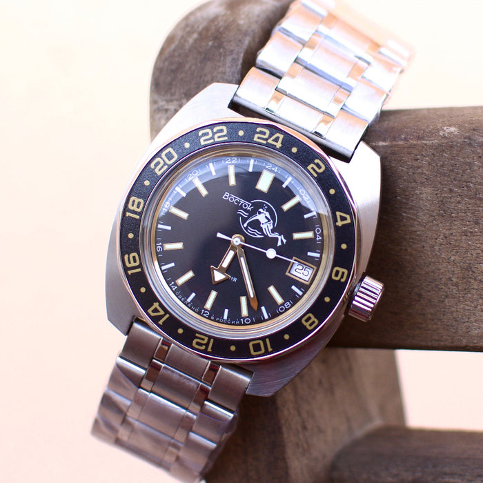 Vostok Amphibia 17005B Automatic 24-hour Watch | Scubadudestore
