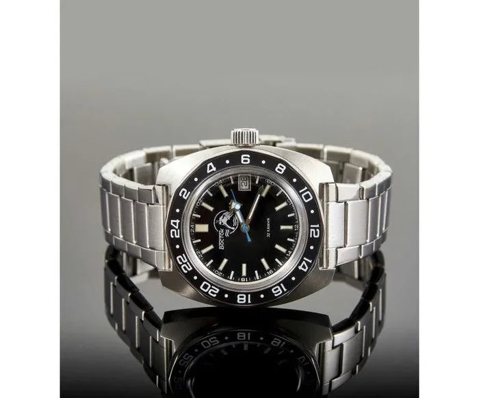 Vostok Amphibia 17006B Automatic 24-hour Watch | Scubadudestore