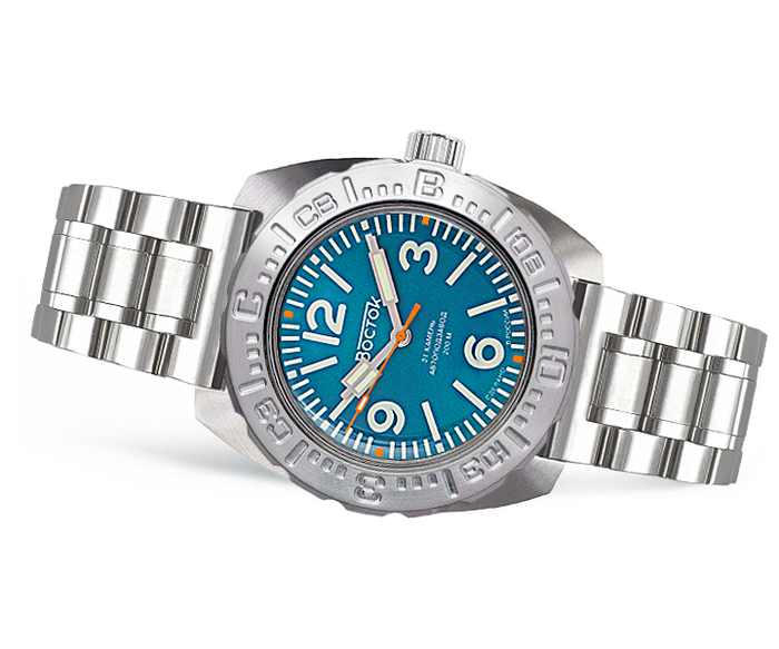 Vostok Amphibia 17053G [Exclusive] Mechanical Watch | Scubadudestore