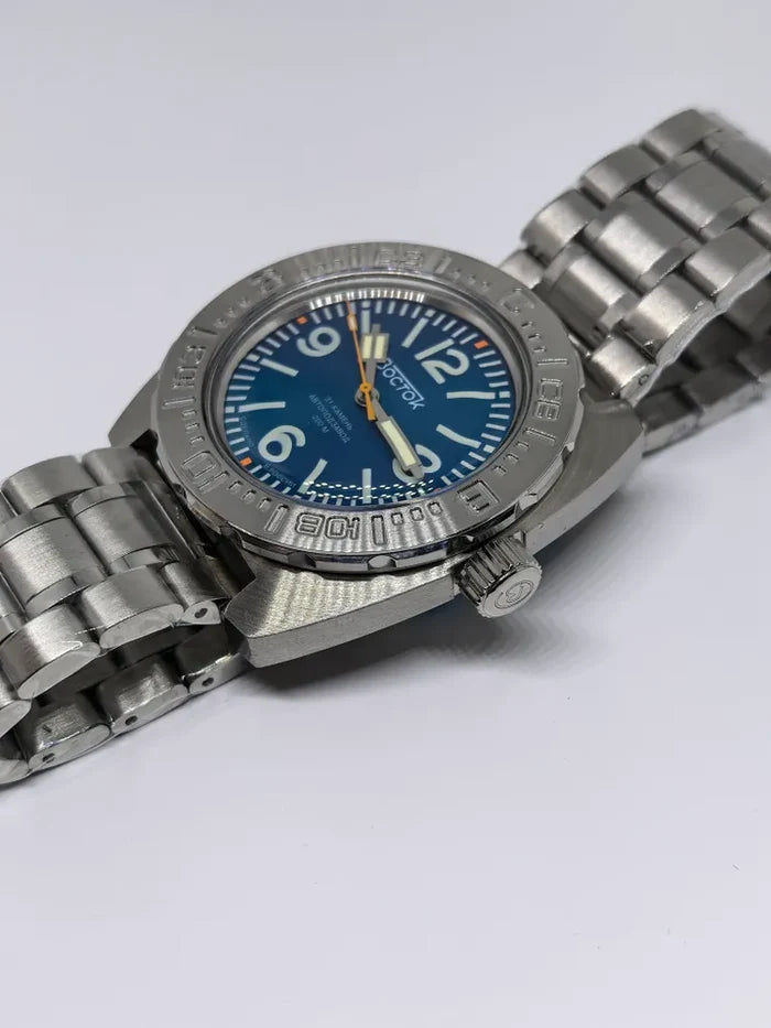 Vostok Amphibia 17053G [Exclusive] Mechanical Watch | Scubadudestore