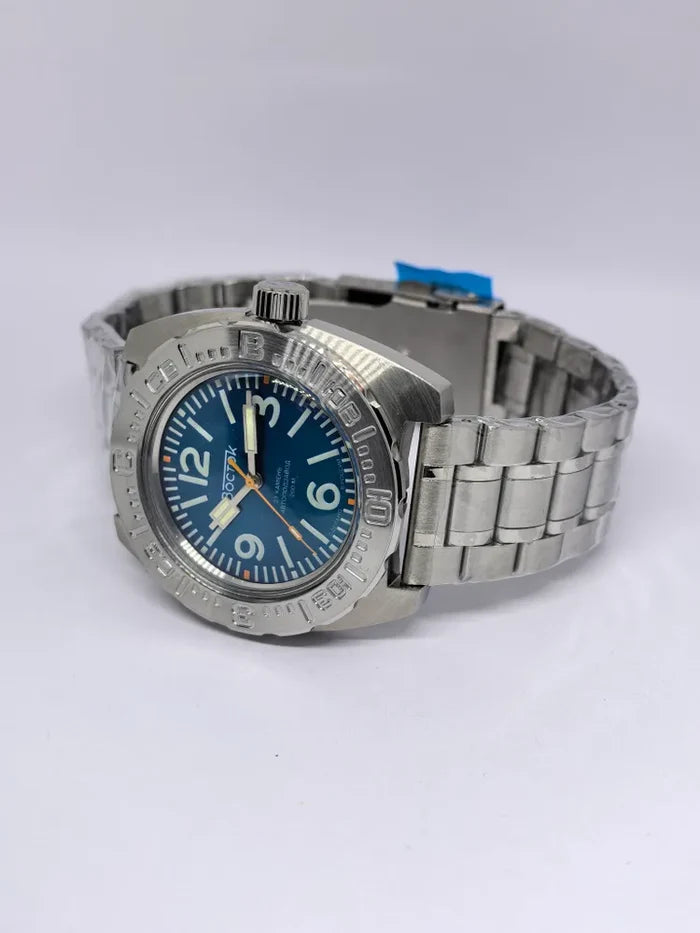 Vostok Amphibia 17053G [Exclusive] Mechanical Watch | Scubadudestore