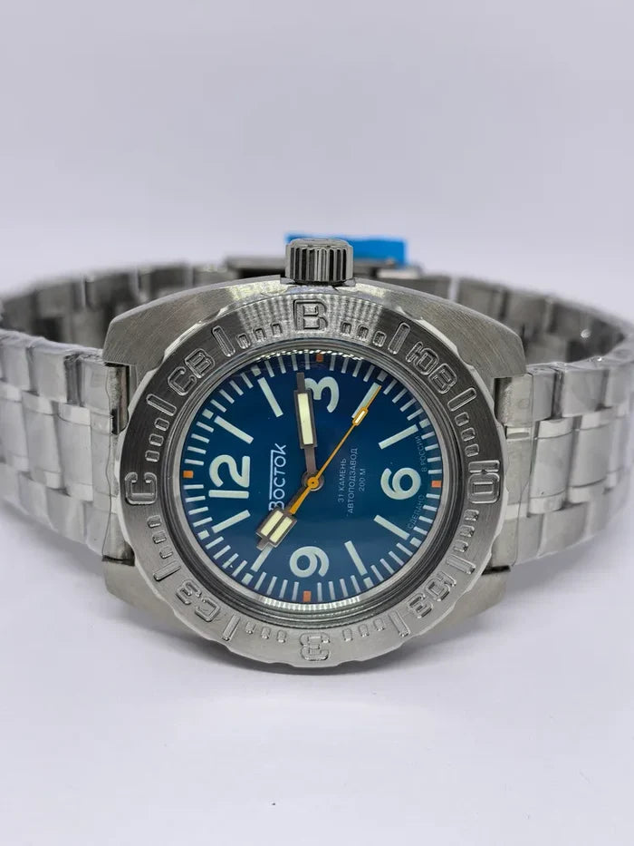 Vostok Amphibia 17053G [Exclusive] Mechanical Watch | Scubadudestore