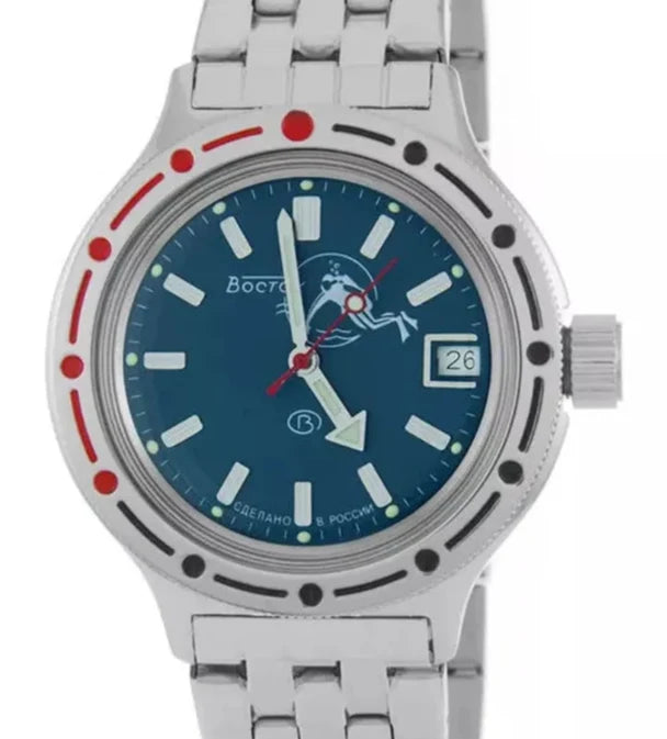 Vostok Amphibia 420059 Scuba Dude Watch | ScubaDudeStore