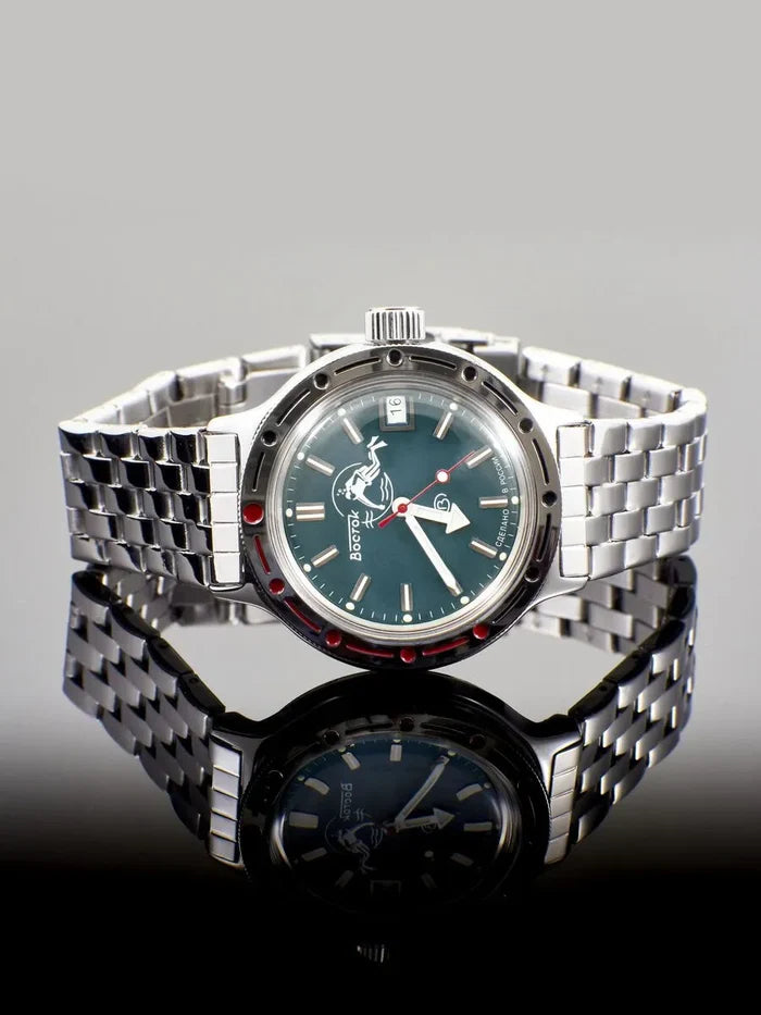 Vostok Amphibia 420059 Scuba Dude Watch | ScubaDudeStore
