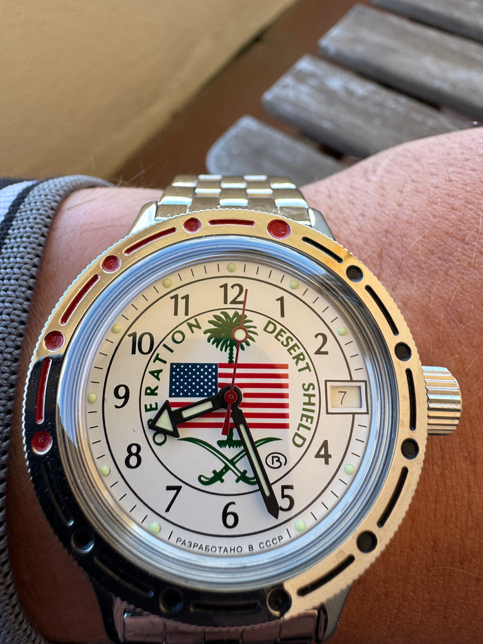Vostok Amphibia Desert Shield | Amphibia 420065 | ScubaDudeStore