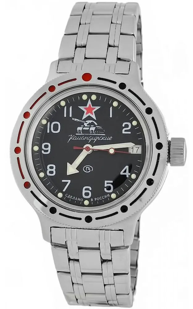 Vostok Amphibia 420306 Tank Military Watch | Scubadudestore