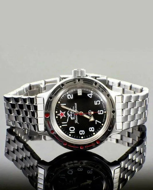 Vostok Amphibia 420306 Tank Military Watch | Scubadudestore