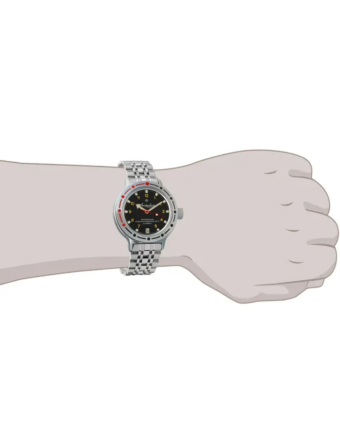 Vostok Amphibia 420306 Tank Military Watch | Scubadudestore