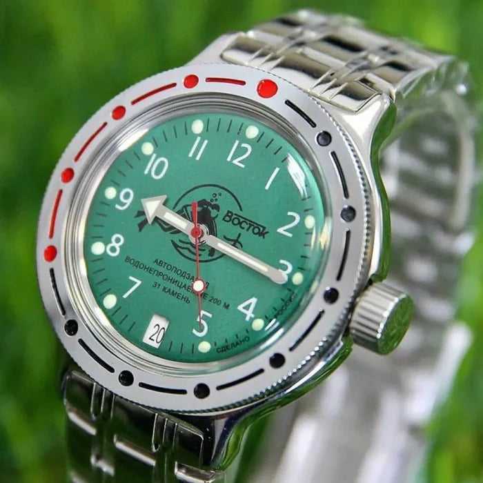 Vostok Amphibia 420386 Scuba Dude Watch  | Scubadudestore