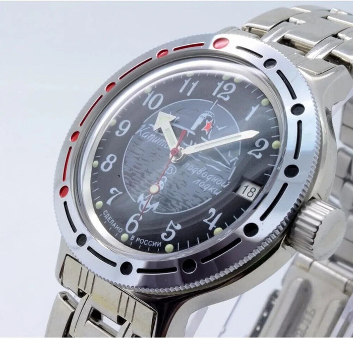 Vostok Amphibia 420831 Watch Captain of the Submarine | Scubadudestore
