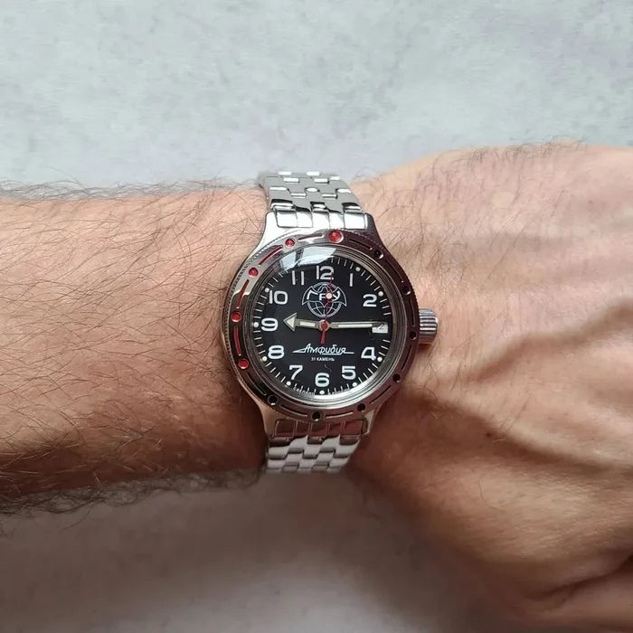 Vostok Amphibia 420867 GRU Diver Mechanical Watch | Scubadudestore
