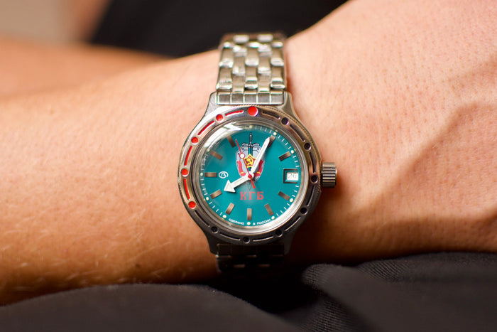 Vostok Amphibia 420945 KGB Military Mechanical Automatic Watch | Scubadudestore