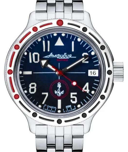 Vostok Amphibia 420957 Marines Diver Mechanical Watch | Scubadudestore