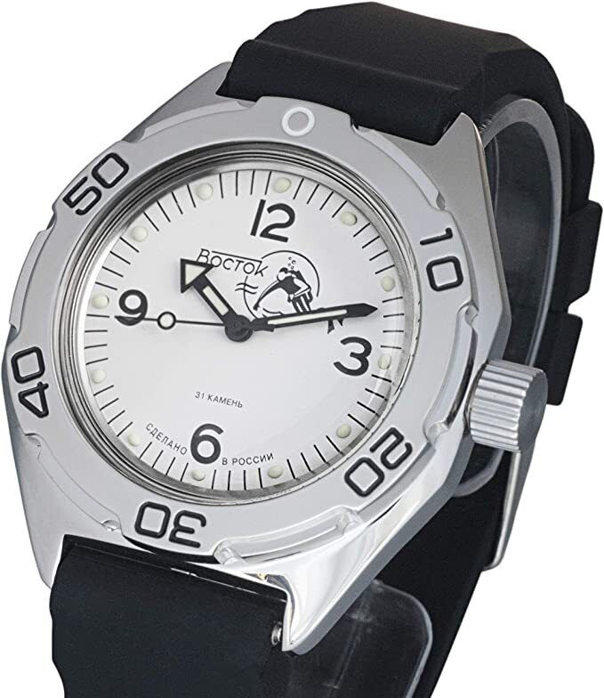 Vostok Amphibia 670920 Scuba Dude Watch | Scubadudestore