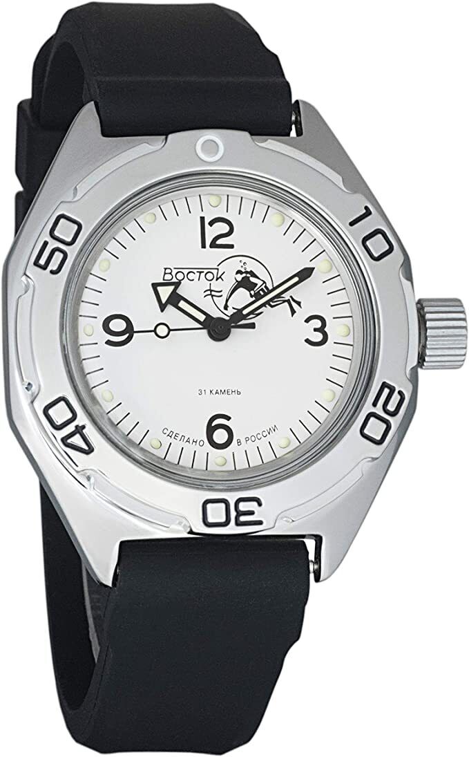 Vostok Amphibia 670920 Scuba Dude Watch | Scubadudestore