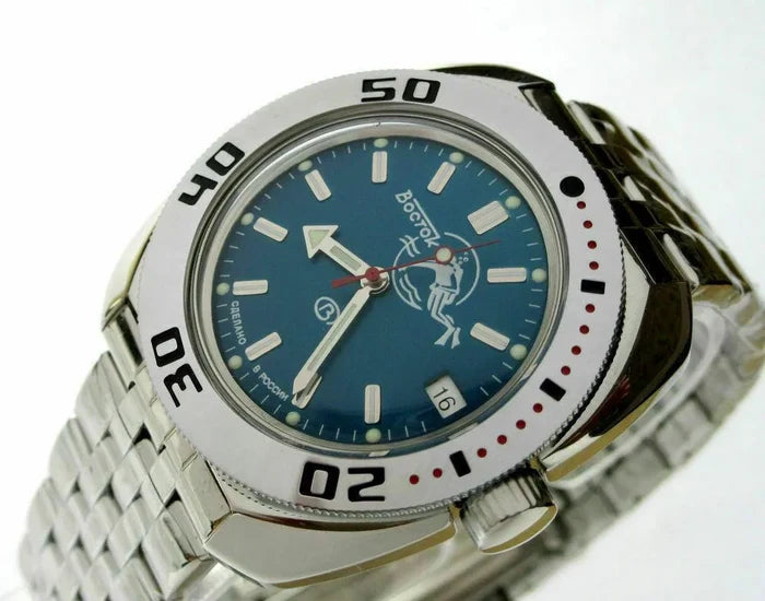 Vostok Amphibia 710059 Scuba Dude Watch| ScubaDudeStore