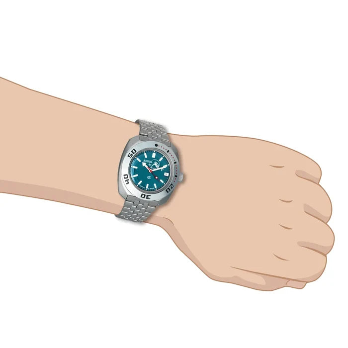Vostok Amphibia 710059 Scuba Dude Watch| ScubaDudeStore
