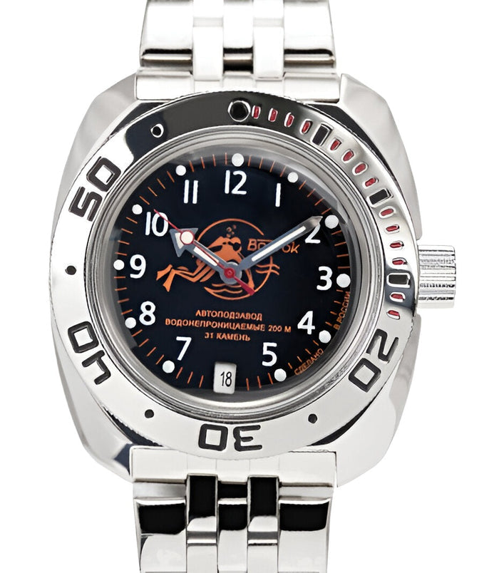 Vostok Amphibia 710380 Watch Scuba Dude Watch | Scubadudestore
