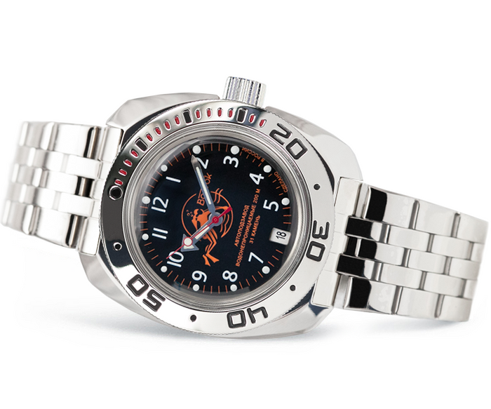 Vostok Amphibia 710380 Watch Scuba Dude Watch | Scubadudestore