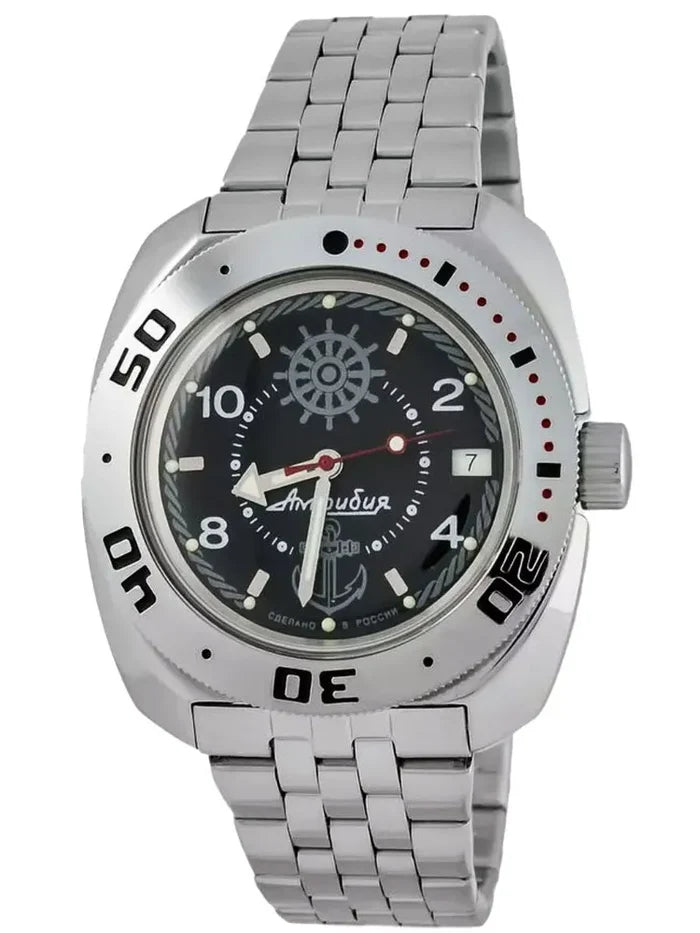 Vostok Amphibia 710526 Sea Captain Watch | Scubadudestore