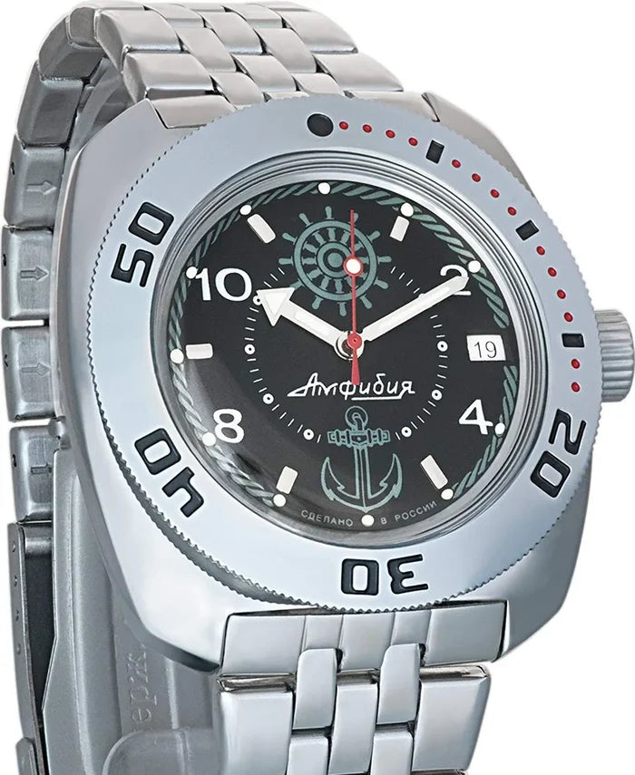 Vostok Amphibia 710526 Sea Captain Watch | Scubadudestore