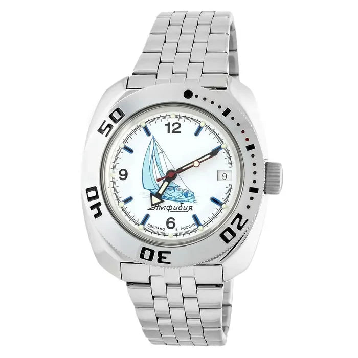 Vostok Amphibia 710615 Sailboat Watch | Scubadudestore