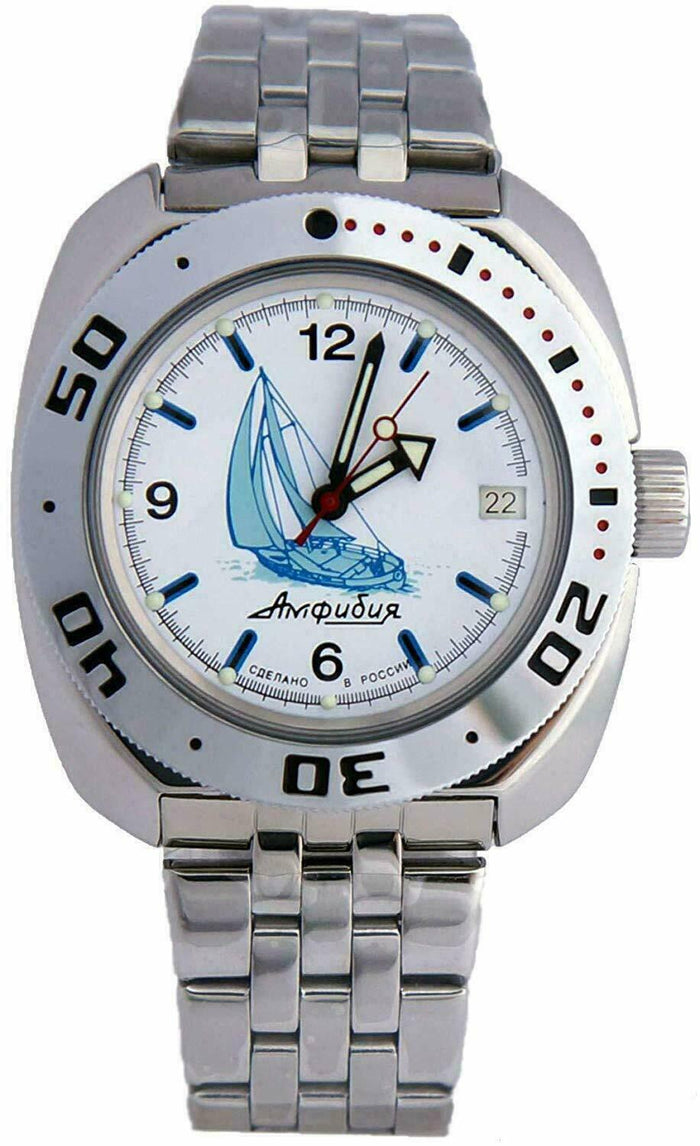 Vostok Amphibia 710615 Sailboat Watch | Scubadudestore