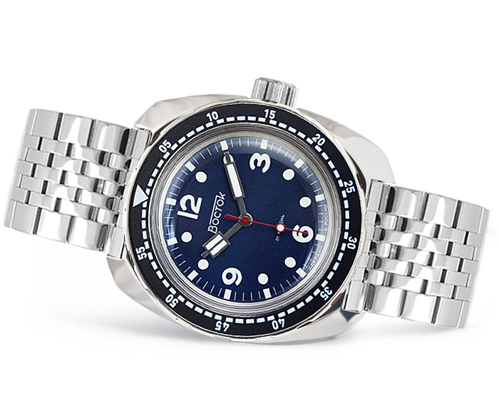 Vostok Amphibia 71068A Mechanical Automatic Watch | Scubadudestore