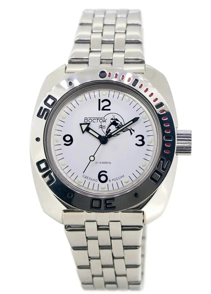 Vostok Amphibia 710920 Scuba Dude Watch | Scubadudestore