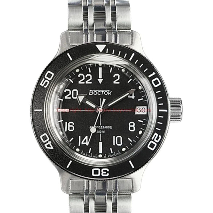 Vostok 24 Hour Watch | Vostok Amphibia 720076 | ScubaDudeStore