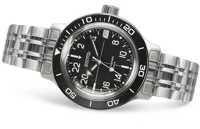 Vostok Amphibia 720076 Automatic 24-Hour Watch | Scubadudestore