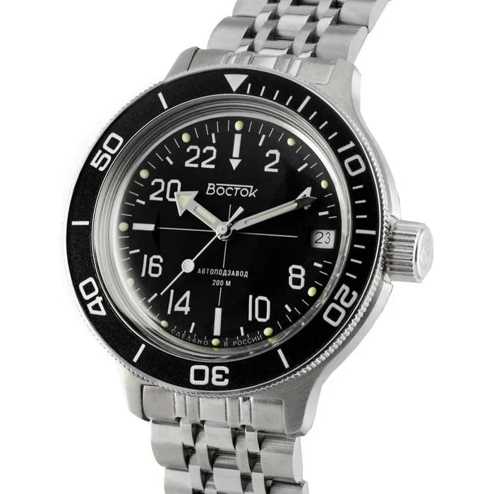 Vostok Amphibia 720076 Automatic 24-Hour Watch | Scubadudestore