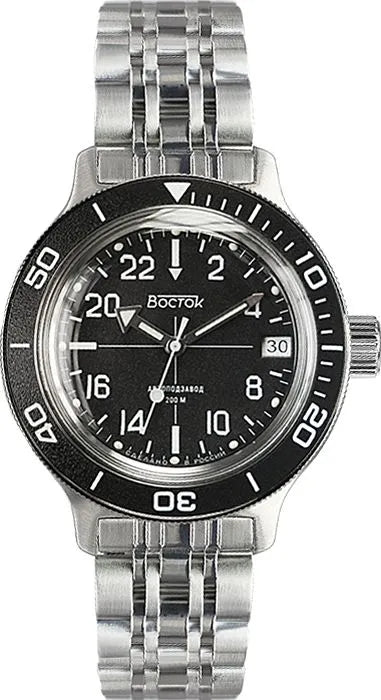 Vostok Amphibia 720076 Automatic 24-Hour Watch | Scubadudestore